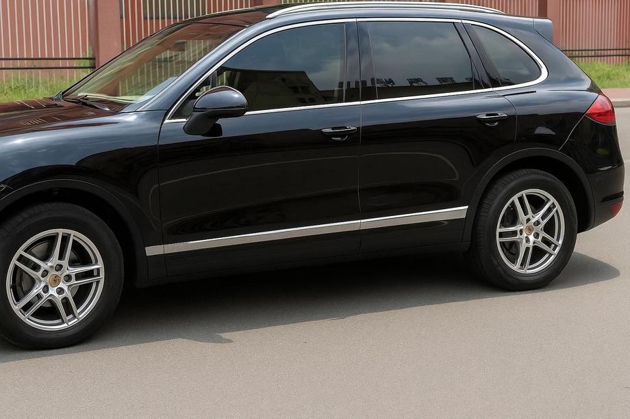 Porsche Cayenne 2010-2017 Modanature porte Libao (4 pz, plastica) Foto 1