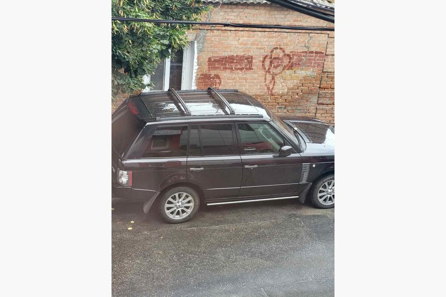Range Rover III L322 2002-2012 Barre portatutto con traverse OEM 2006-2012 (nere) Image