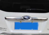 Subaru XV 2011-2017 Modanatura sopra targa Libao (acciaio inox) foto 1