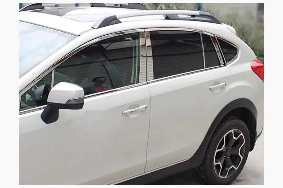 Subaru XV 2011-2017 Modanature montanti porta Libao (4 pz, plastica) Foto 2
