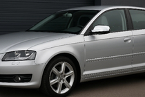 Audi A3 2003-2012 Coperture Specchietti 2010-2012 (2 pz, Acciaio Inox) foto 3