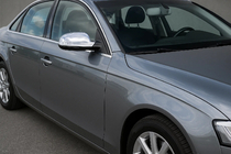 Audi A4 B8 2007-2015 Coperture Specchietti 2010-2015 (2 pz, Acciaio Inox) foto 1