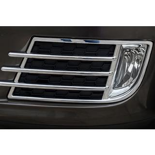 Coperture cromate fendinebbia Libao 2011-2016 per Aziat (2 pz, plastica) Volkswagen Tiguan 2007-2016 foto 2
