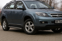 BYD S6 2010-2016 Pedane Laterali OEM V2 (2 pz, Alluminio) foto 1