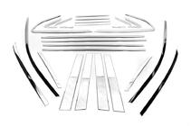 BYD S6 2010-2016 Kit completo cornici finestrini Libao acciaio inox foto 2