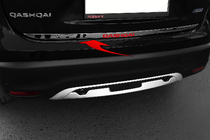 Nissan Qashqai 2014-2021 Bordino bagagliaio con scritta (Libao, acciaio inox) foto 1