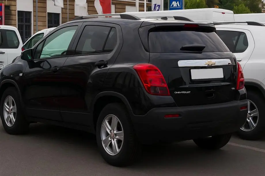 Chevrolet Trax 2012-2023 Modanatura cromata sopra targa Libao (ABS) Image