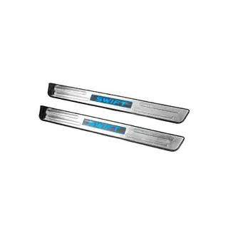 Battitacco Libao LED (2 pz, acciaio inox) Suzuki Swift 2010-2017 foto 2