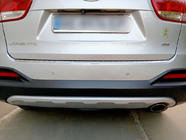 Kia Sorento III UM 2014-2020 Protezione paraurti posteriore acciaio inox foto 4