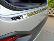 Kia Sorento III UM 2014-2020 Protezione paraurti posteriore acciaio inox foto 2