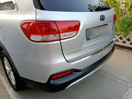 Kia Sorento III UM 2014-2020 Protezione paraurti posteriore acciaio inox foto 6