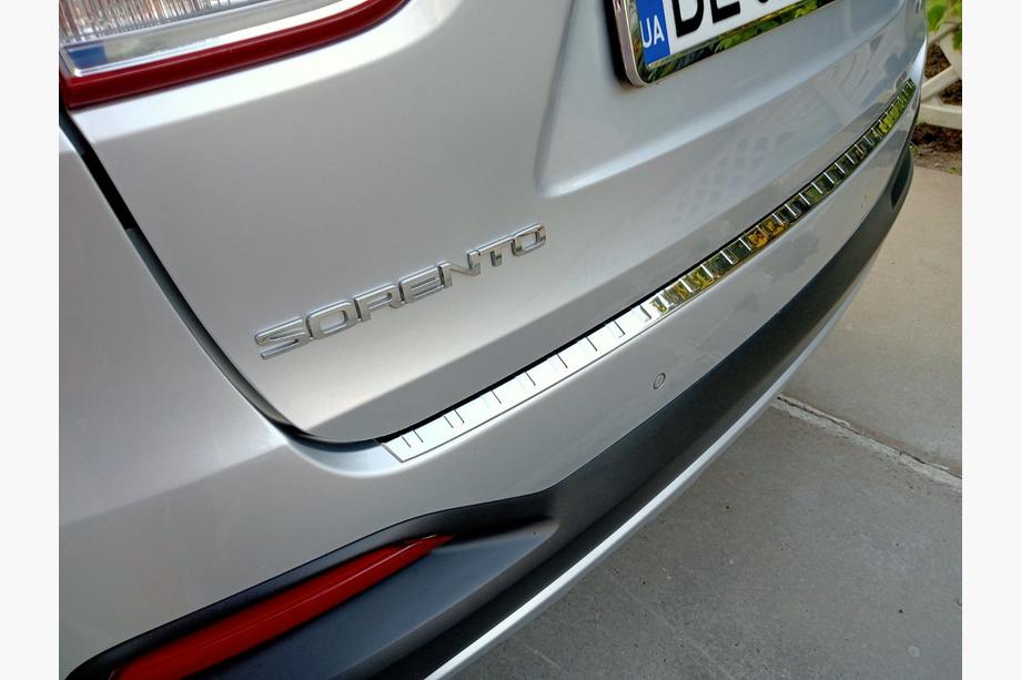 Kia Sorento III UM 2014-2020 Protezione paraurti posteriore acciaio inox Image