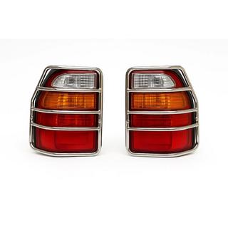 Coperture Fanali Posteriori Cromate (per Land Cruiser 105) Toyota Land Cruiser 100 1998-2007 foto 1