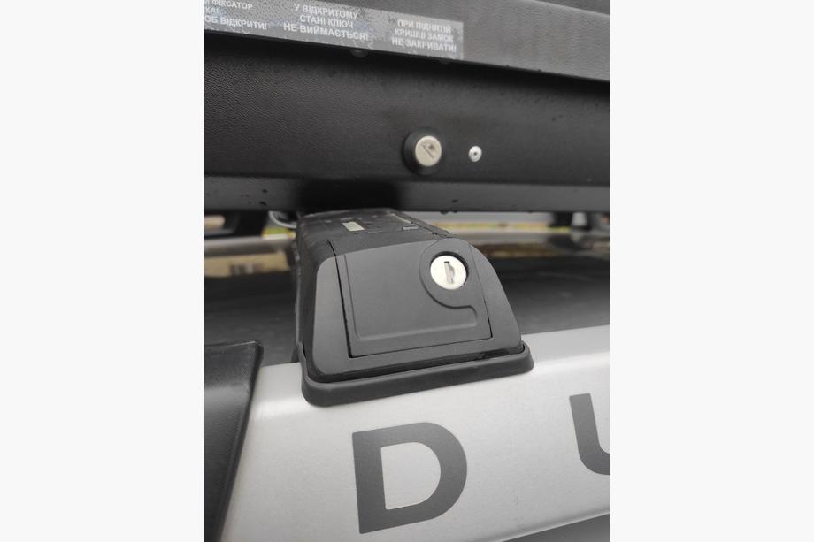 Renault Duster 2008–2017 Barre portatutto per railings con chiave Skybar V1 (2014-2018, 2 pz) 2014-2018, Grigio Foto 5
