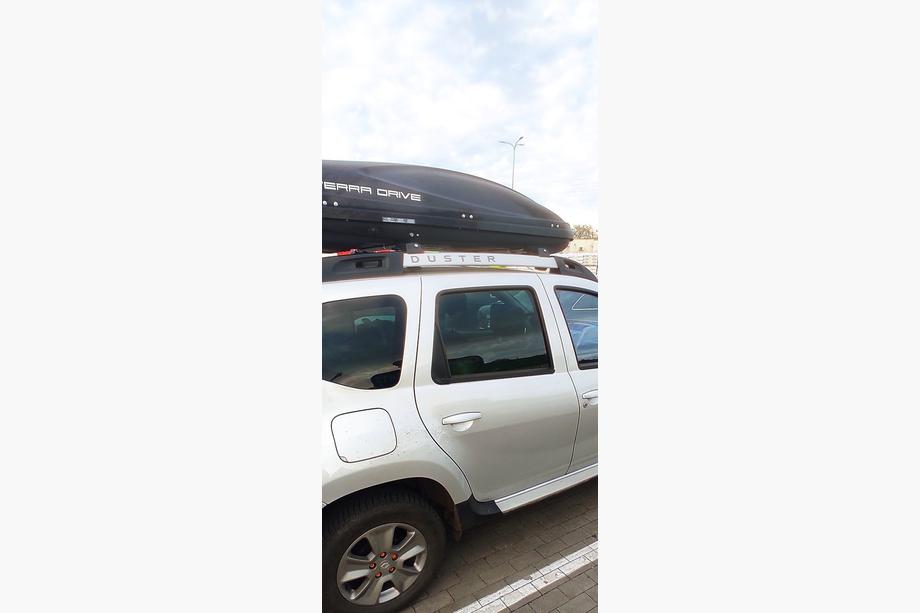 Renault Duster 2008–2017 Barre portatutto per railings con chiave Skybar V1 (2014-2018, 2 pz) 2014-2018, Grigio Foto 4