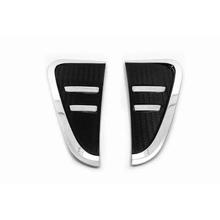 Coperture branchie cromate con nero (2 pz) BMW X5 F15 2013-2018 foto 1
