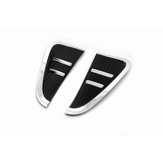 Coperture branchie cromate con nero (2 pz) BMW X5 F15 2013-2018 foto 2