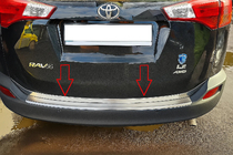 Toyota Rav 4 2013-2018 Modanatura bagagliaio Libao V1 (2013-2016, acciaio inox) foto 1