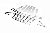 Ford Kuga/Escape 2013-2019 Set completo cornici finestrini Libao (18 pezzi, acciaio inox) foto 2