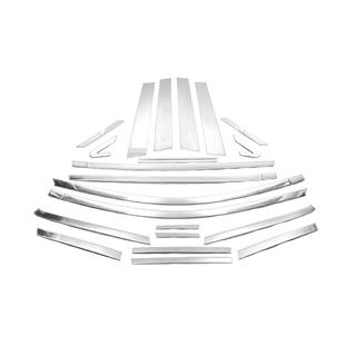 Set completo cornici cromate finestrini Toyota Rav 4 2013-2018 foto 2