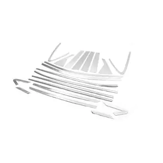 Set completo cornici vetri e montanti LIBAO (20 pz, acciaio inox) Hyundai IX-35 2010-2015 foto 3