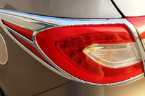 Hyundai IX-35 2010-2015 Coperture Cromate per Fanali Posteriori 2013-2015 (ABS) foto 1