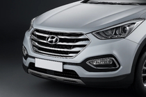 Hyundai IX-35 2010-2015 Modanature cromate protezione paraurti per Tucson Korea 2013-2015 (ABS) foto 1