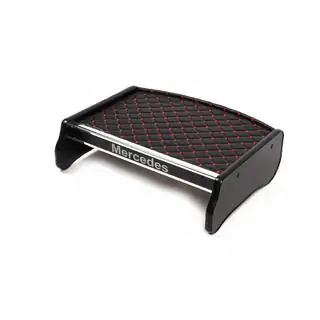 Mensola per cruscotto (Nera con cuciture rosse) foto 1
