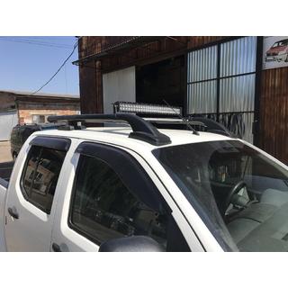 Barre portatutto con traverse (2 pz, nere) Toyota Hilux 2006-2015 foto 2