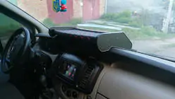 Opel Vivaro 2001–2015 Mensola cruscotto (2001-2010, Nera con cuciture rosse) foto 7