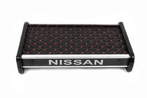 Nissan Primastar 2002-2014 Mensola cruscotto (2001-2010, Nera con cuciture rosse) foto 2