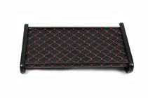 Nissan Primastar 2002-2014 Mensola cruscotto (2001-2010, Nera con cuciture rosse) foto 4