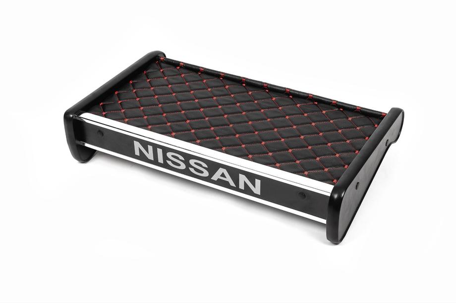 Nissan Primastar 2002-2014 Mensola cruscotto (2001-2010, Nera con cuciture rosse) Image