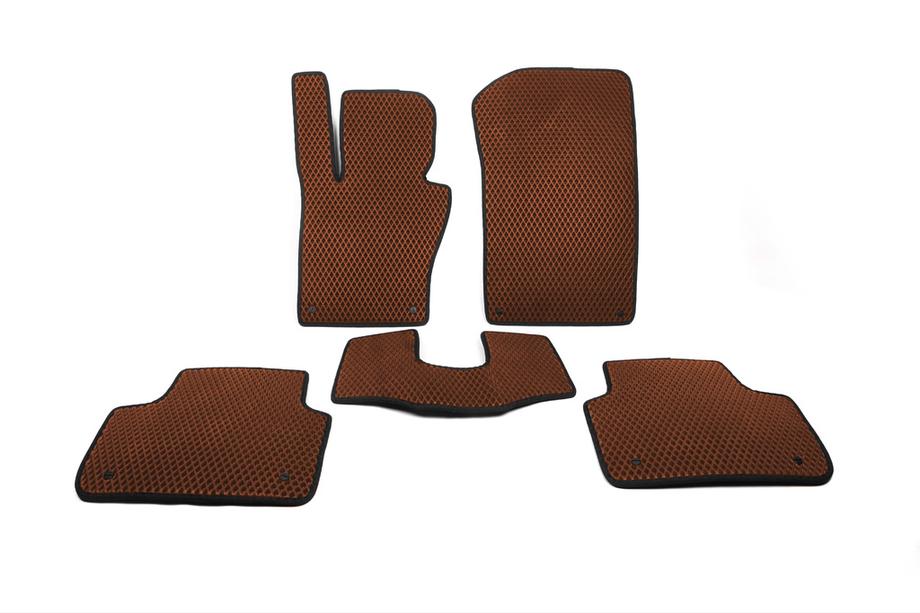 BMW X3 E83 2003-2010 Tappetini EVA (rosso mattone) Image