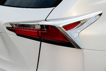 Lexus NX 2014-2021 Coperture Cromate Fanali Posteriori (2 pz, ABS) foto 1