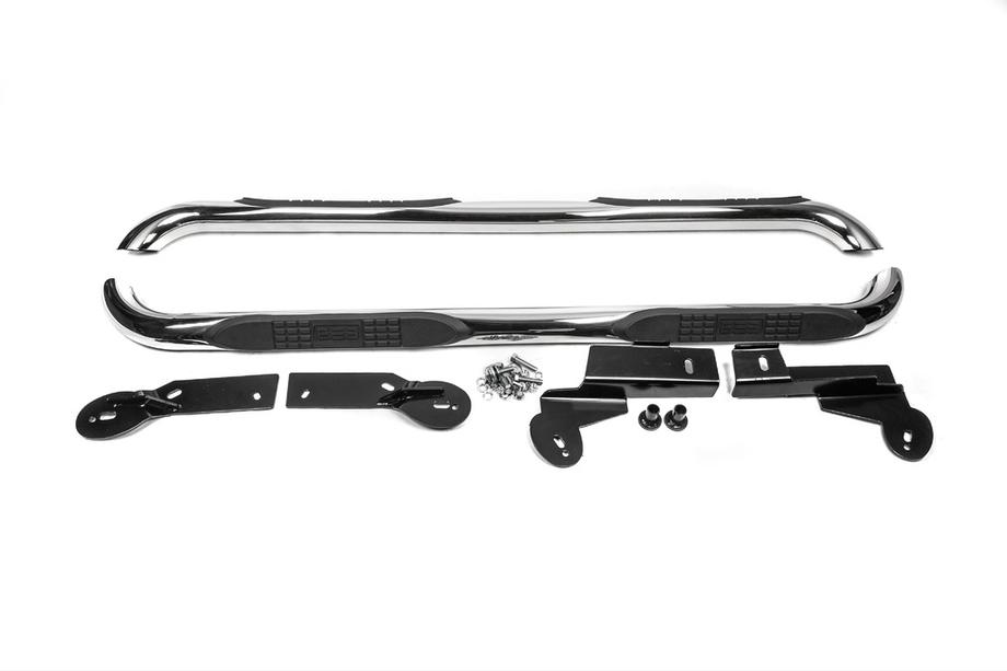 Toyota Rav 4 2006-2013 Barre laterali per passo lungo L 169,5 cm (76mm, 2 pz, acciaio inox) Foto 2