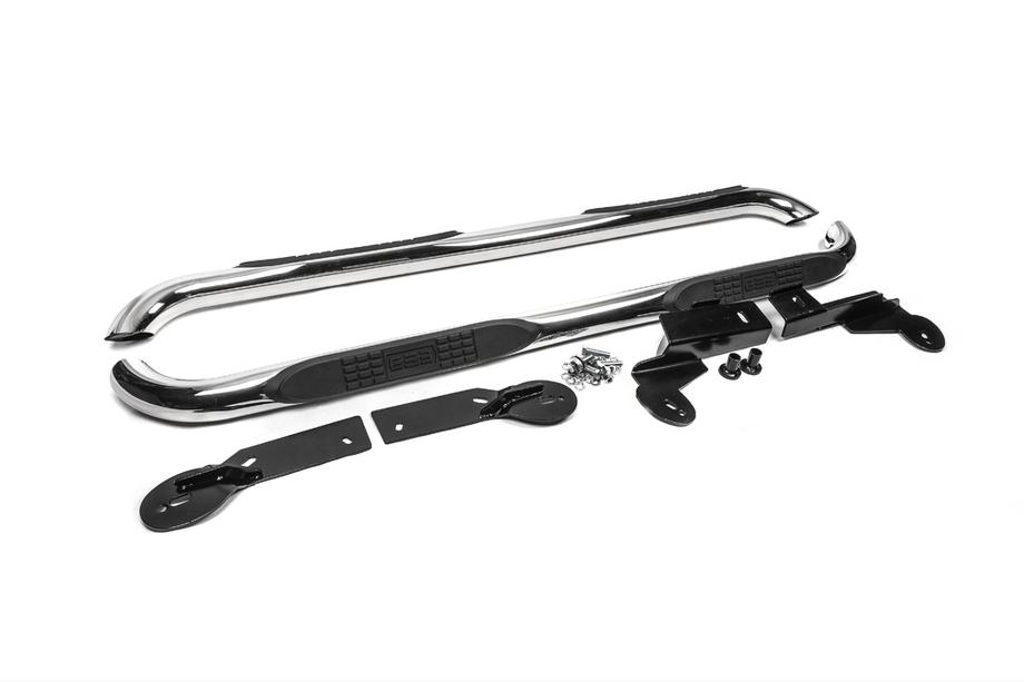 Toyota Rav 4 2006-2013 Barre laterali per passo lungo L 169,5 cm (76mm, 2 pz, acciaio inox) Foto 3