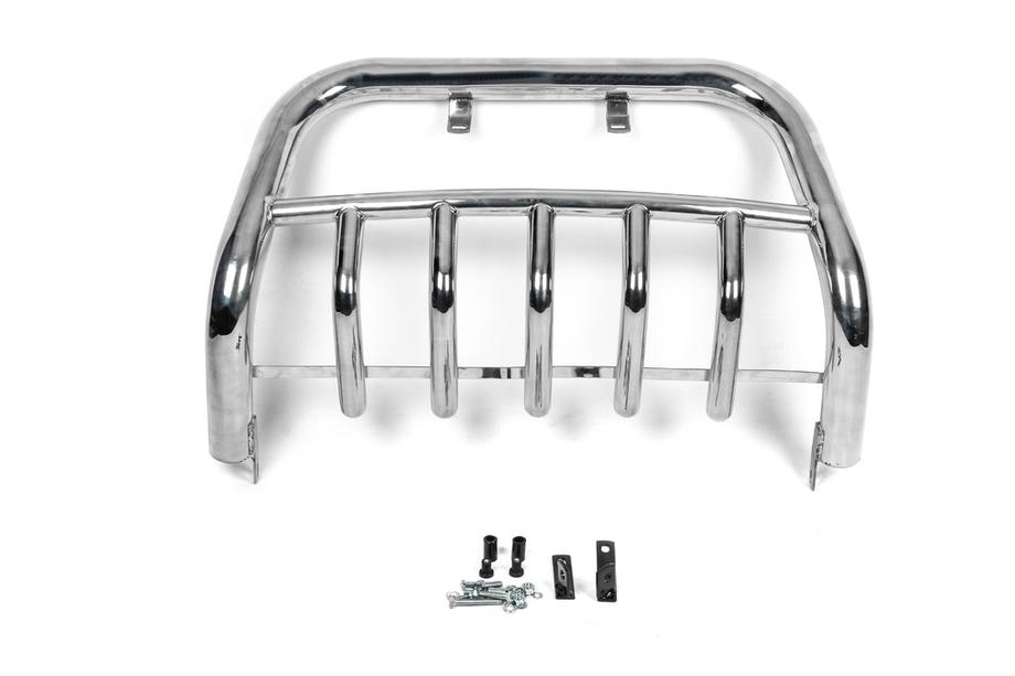 Hyundai Tucson JM 2004- Protezione Anteriore Winbo V1 (Acciaio Inox) Image