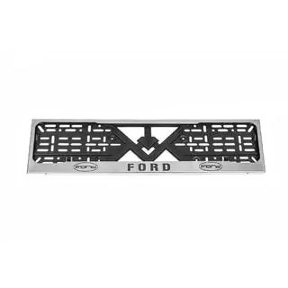 Cornice targa cromata Ford (1 pz, acciaio inox) foto 1