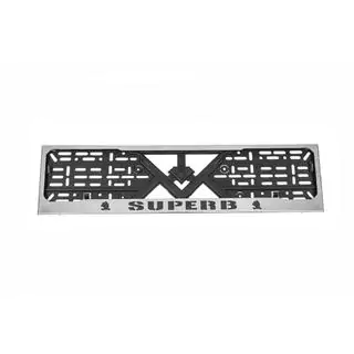 Cornice Targa Cromo (1 pz, Acciaio Inox) foto 1