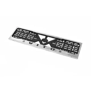 Cornice Targa Cromo (1 pz, Acciaio Inox) foto 2