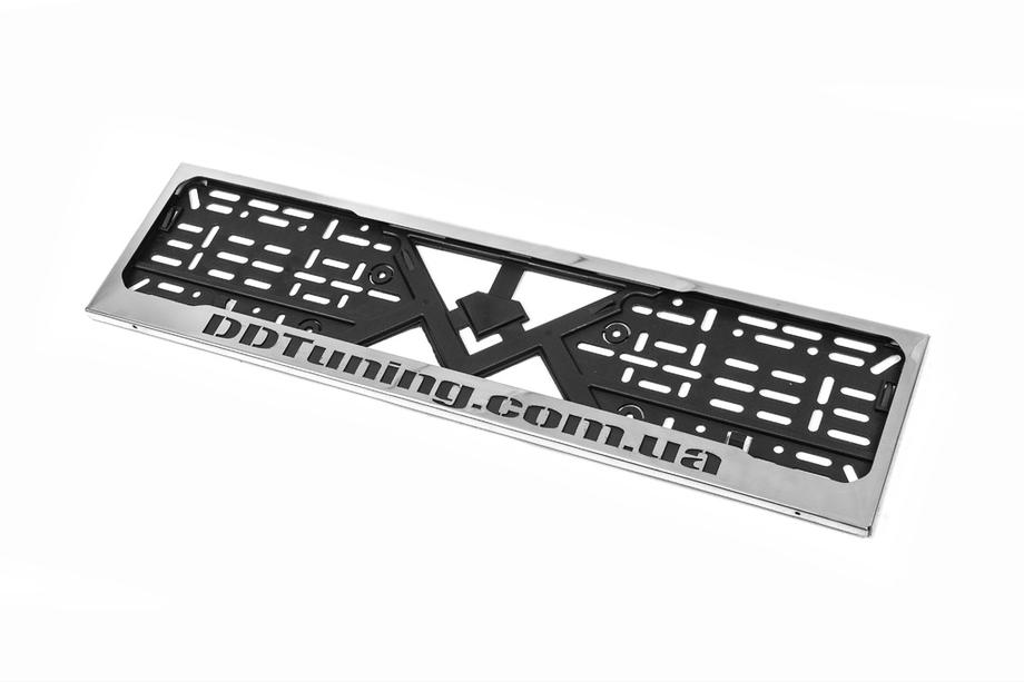 Cornice Targa Cromo DD Tuning (1 pz, Acciaio Inox) Foto 1