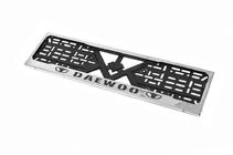 Daewoo Cornice targa cromata Daewoo (1 pz, acciaio inox) foto 2