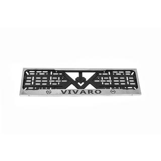 Cornice Targa Cromo (1 pz, Acciaio Inox) Opel Vivaro 2001–2015 foto 2