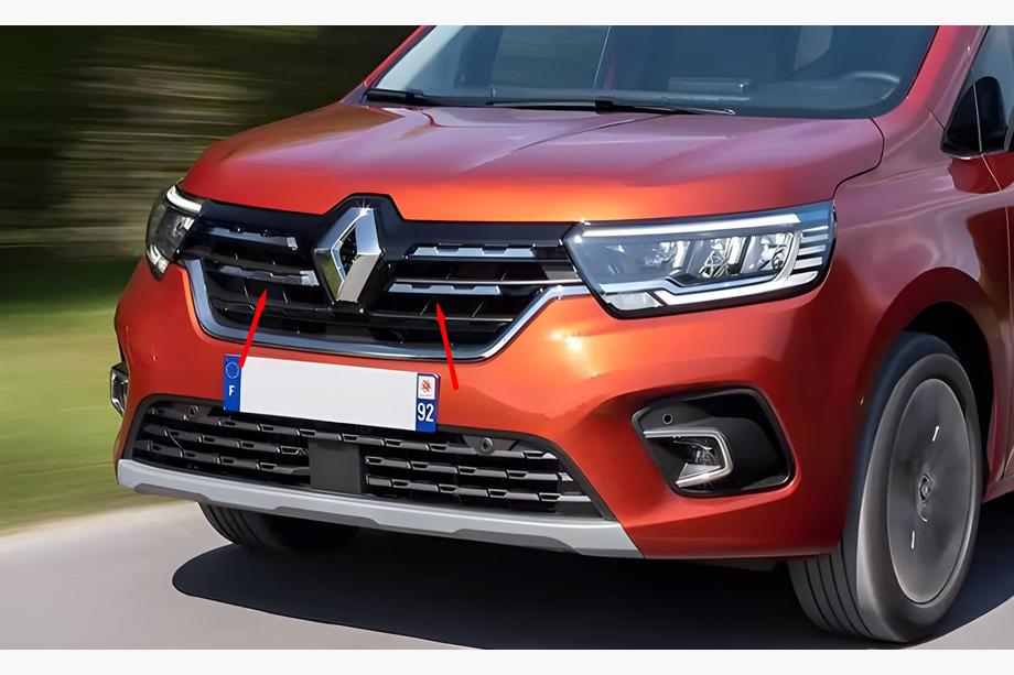 Renault Kangoo/Express 2021- Coperture griglia cromate (4 pz, acciaio inox) Foto 1