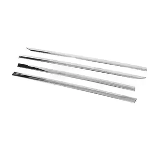 Modanature porta Carmos per AllSpace (4 pz, acciaio inox) foto 4