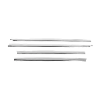 Modanature porta Carmos (4 pz, acciaio inox) foto 2