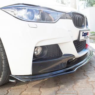 Labbro spoiler paraurti anteriore EuroCap (nero, per M-Performance) BMW 3 Series F30/F31 2012-2019 foto 2