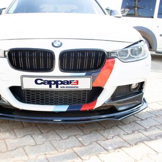 Labbro spoiler paraurti anteriore EuroCap (nero, per M-Performance) BMW 3 Series F30/F31 2012-2019 foto 4