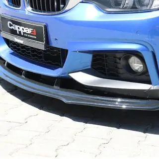 Labbro anteriore per paraurti M-Sport (nero) foto 3